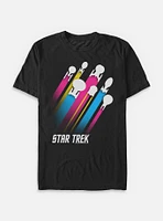 Star Trek Pan Pride Fleet Stripes T-Shirt