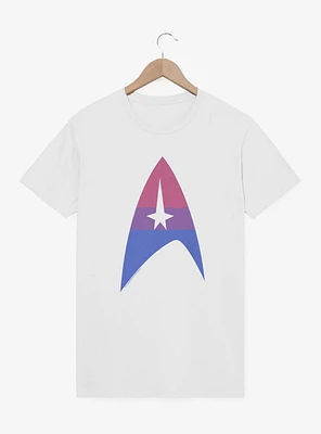 Star Trek Bisexual Flag Logo T-Shirt