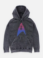 Star Trek Bisexual Flag Logo Mineral Wash Hoodie