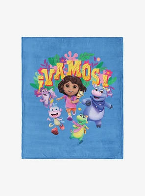 Dora The Explorer Vamos 50x60" Silk Touch Throw Blanket