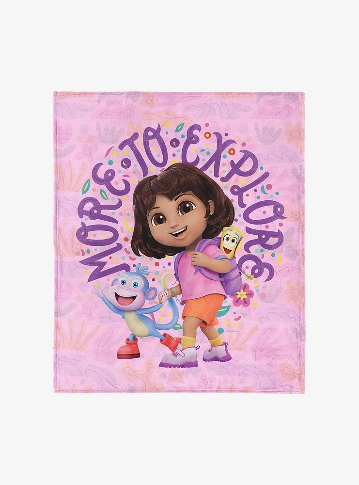 Dora The Explorer More to Explore 50x60" Silk Touch Throw Blanket