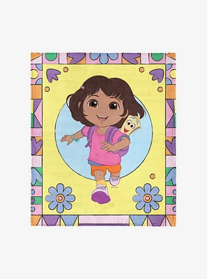 Dora The Explorer Running Dora 40x50" Silk Touch Throw Blanket