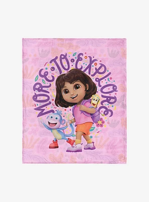 Dora The Explorer More to Explore 40x50" Silk Touch Throw Blanket