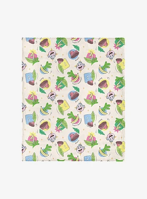 Dora The Explorer Boots Pattern 40x50" Silk Touch Throw Blanket
