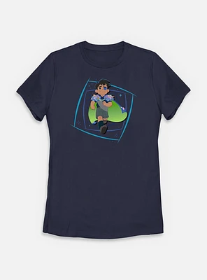 Disney Pixar Elio Heroic Standing Womens T-Shirt