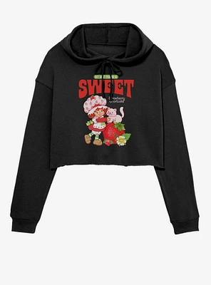 Strawberry Shortcake Sweet Best Friend Girls Crop Hoodie