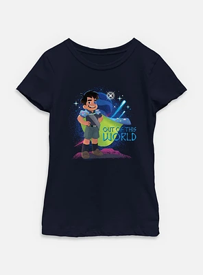 Disney Pixar Elio Out Of This World Youth Girls T-Shirt