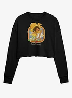 Strawberry Shortcake Take It Easy Girls Crop Sweatshirt