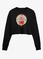 Strawberry Shortcake Market Girls Crop Sweatshirt