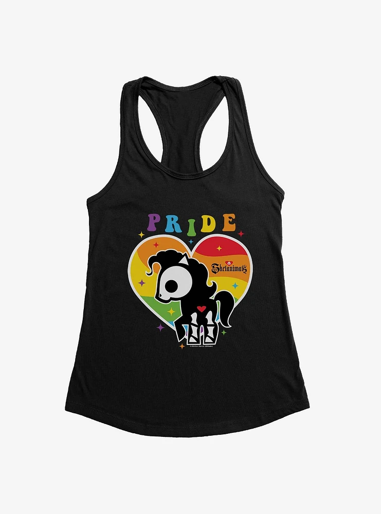 Skelanimals Bonita Pride Heart Womens Tank Top