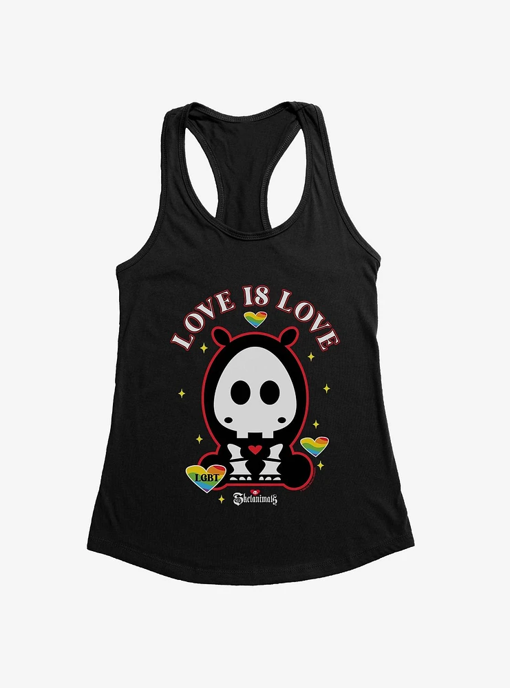 Skelanimals Thomas Love Is Womens Tank Top