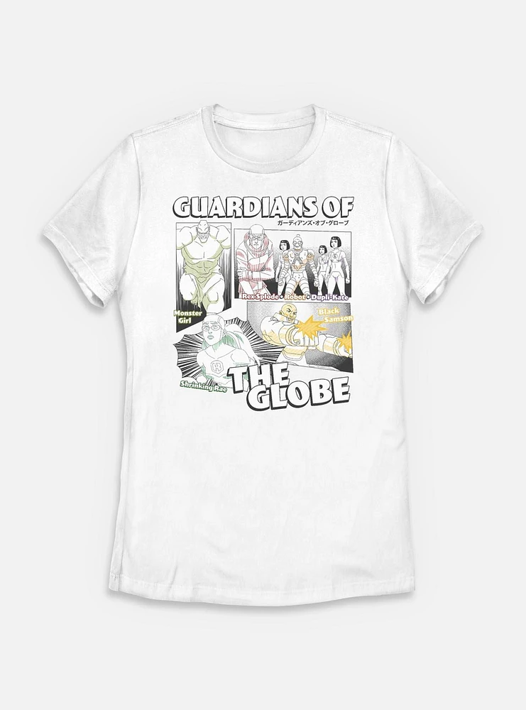 Invincible Comic Strip Guardians Of The Globe Womens T-Shirt
