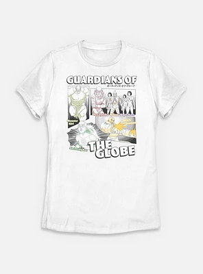 Invincible Comic Strip Guardians Of The Globe Womens T-Shirt
