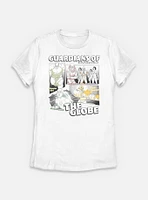 Invincible Comic Strip Guardians Of The Globe Womens T-Shirt