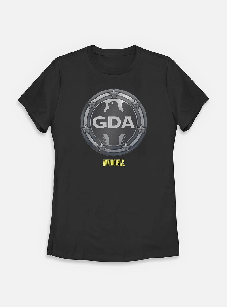 Invincible Global Defense Agency Logo Womens T-Shirt