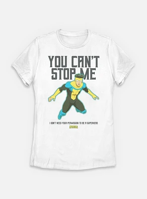 Invincible Can't Stop Me Womens T-Shirt