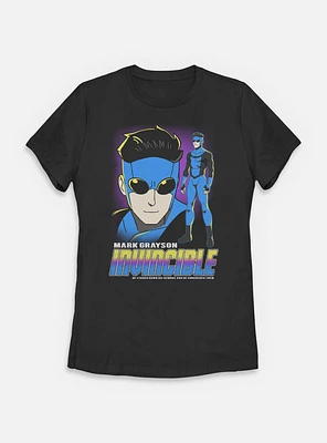 Invincible Mark Grayson Portrait Womens T-Shirt
