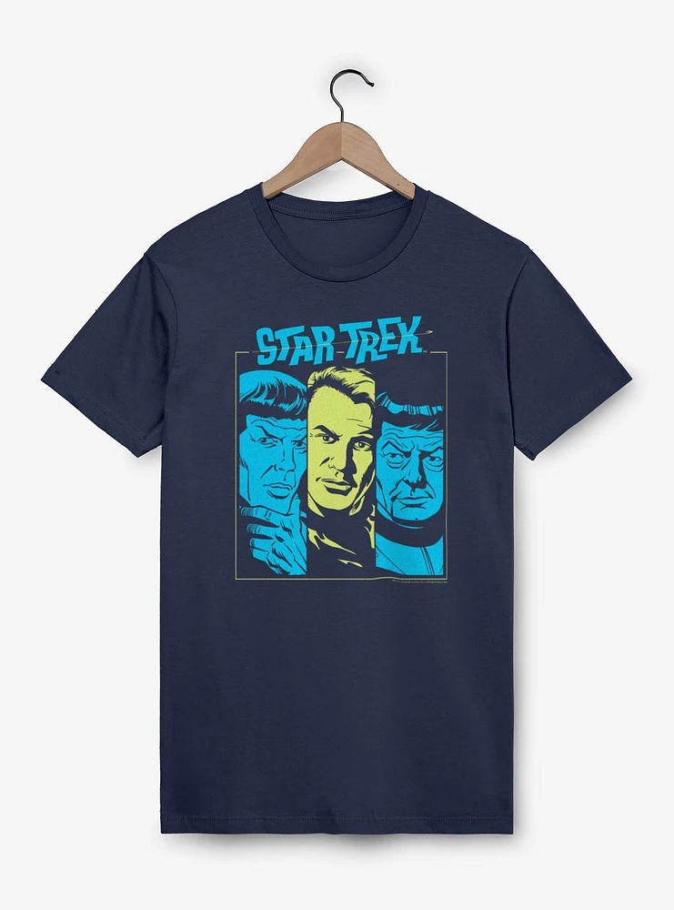 Star Trek Pop Color Face T-Shirt