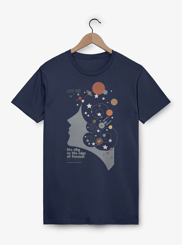 Star Trek Edge Of Forever Poster T-Shirt