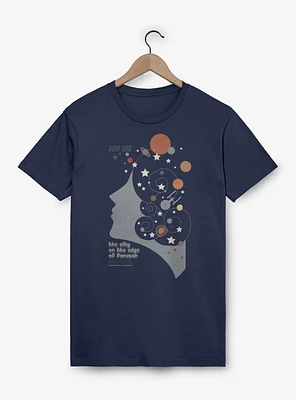 Star Trek Edge Of Forever Poster T-Shirt