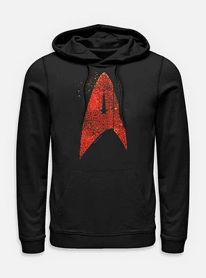 Star Trek On Fire Hoodie