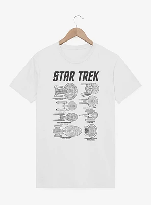 Star Trek Ships Of T-Shirt