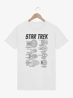 Star Trek Ships Of T-Shirt
