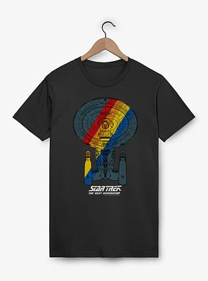 Star Trek Rainbow Ship T-Shirt