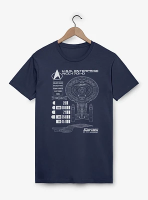 Star Trek Ship Schematics T-Shirt