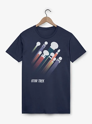 Star Trek Ship Streaks T-Shirt