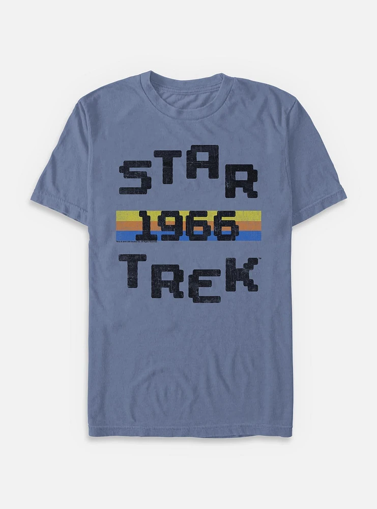 Star Trek 8bit 1966 Garment Dye T-Shirt