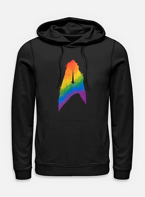 Star Trek Pride Paint Badge Hoodie