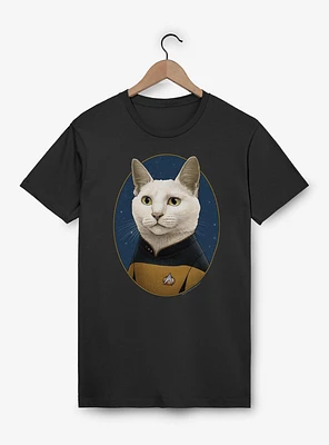 Star Trek Data Cat T-Shirt