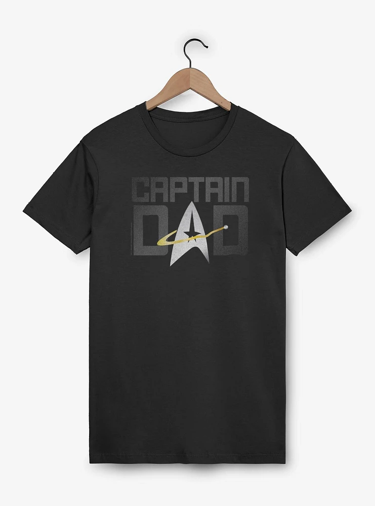 Star Trek Captain Dad T-Shirt