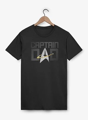 Star Trek Captain Dad T-Shirt