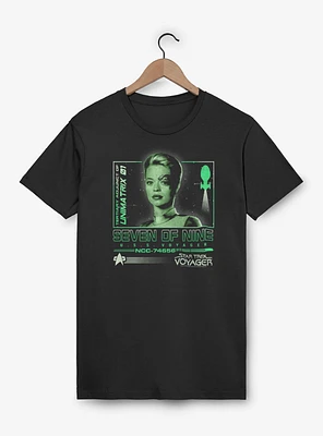 Star Trek 7 Of 9 Infographic T-Shirt