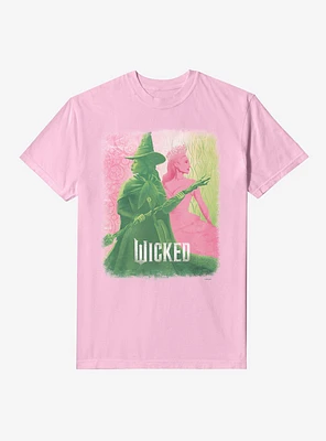 Wicked Elphaba Glinda Split Garment Dye T-Shirt