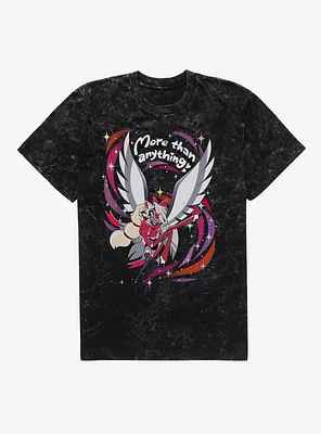 Hazbin Hotel Love More Than Anything Mineral Wash T-Shirt