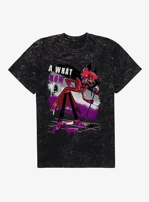 Hazbin Hotel Alastor What Now Mineral Wash T-Shirt