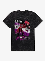 Hazbin Hotel Alastor What Now Mineral Wash T-Shirt