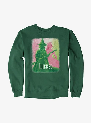 Wicked Elphaba Glinda Split Sweatshirt