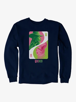 Wicked Elphaba Glinda Card Sweatshirt