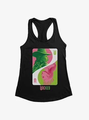 Wicked Elphaba Glinda Card Womens Tank Top