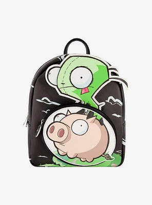 Invader Zim GIR On Pig Mini Backpack