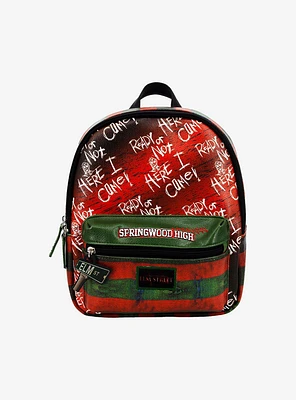 A Nightmare On Elm Street Freddy Big Glove Mini Backpack