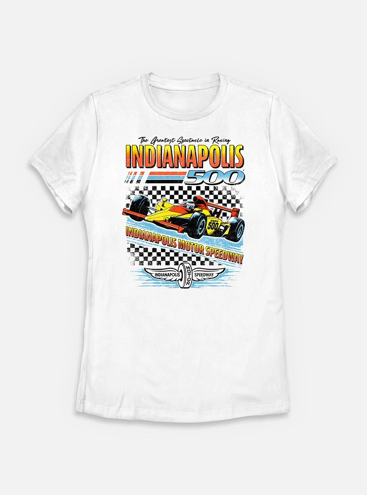 Indianapolis 500 Race Checker Womens T-Shirt