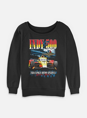 Indianapolis 500 Indy Crowd Womens Slouchy Sweatshirt