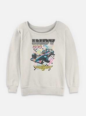 Indianapolis 500 90's Vibe Womens Slouchy Sweatshirt