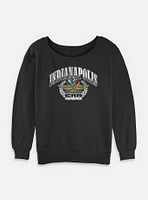 Indianapolis 500 Regal Crest Womens Slouchy Sweatshirt