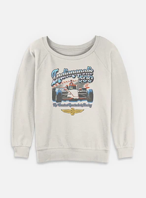 Indianapolis 500 Chrome Womens Slouchy Sweatshirt